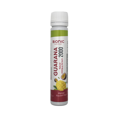 Гуарана Bionic Guarana 2000, 25 мл, 1 ампула, Манго-маракуйя