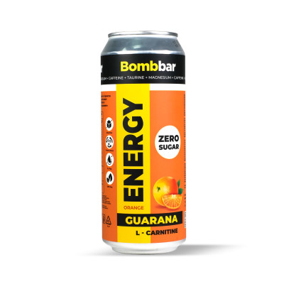 Энергетический напиток с Л-карнитином Bombbar Energy, 500 мл, Апельсин