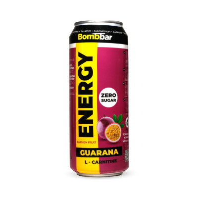 Энергетический напиток с Л-карнитином Bombbar Energy, 500 мл, Маракуйя