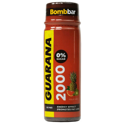 Гуарана Bombbar Guarana 2000, 60 мл, Фруктовый микс