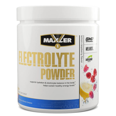 Электролиты Maxler Electrolyte powder, 204 г, Лимон-малина