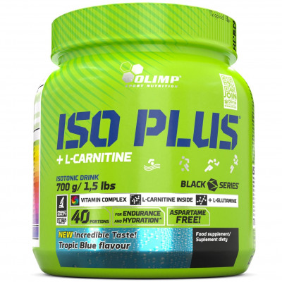 Изотоник Olimp Sport Nutrition Iso Plus, 700 г, Тропик блю