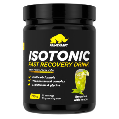 Изотоник Prime Kraft Isotonic, 750 г, Зеленый чай с лимоном