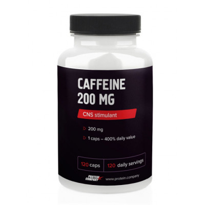 Кофеин Protein.Company Caffeine, 200 мг, 120 капсул