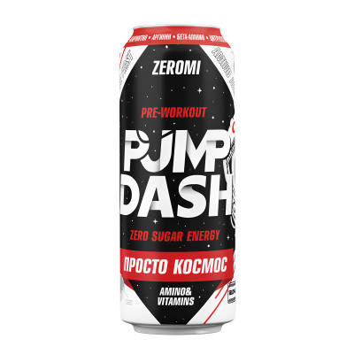 Энергетический напиток без сахара Zeromi PMP DASH, 450 мл, Космос