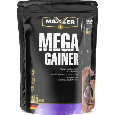 Гейнер Maxler Mega Gainer, 1000 г, Шоколад