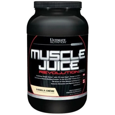 Гейнер Ultimate Nutrition Muscle Juice Revolution, 2120 г, Ванильный крем