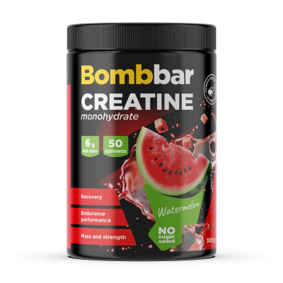 Креатин моногидрат Bombbar Creatine Monohydrate, 300 г, Арбуз