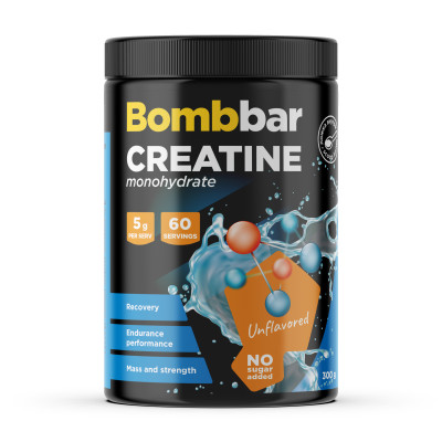 Креатин моногидрат Bombbar Creatine Monohydrate, 300 г, Без вкуса