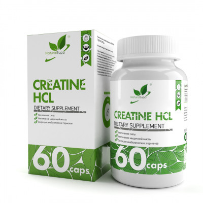 Креатин гидрохлорид NaturalSupp Creatine HCL, 60 капсул