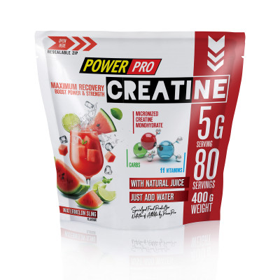 Креатин моногидрат Power Pro Creatine Maximum Recovery, 400 г, Арбуз