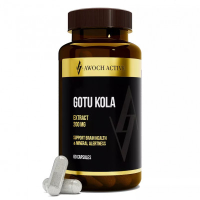 Готу Кола Awoch active Gotu Kola, 200 мг, 60 капсул