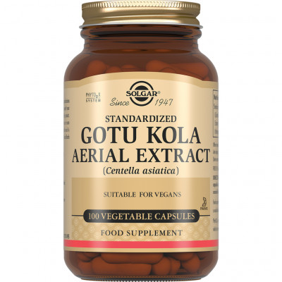 Готу Кола Solgar Gotu Kola, 100 капсул