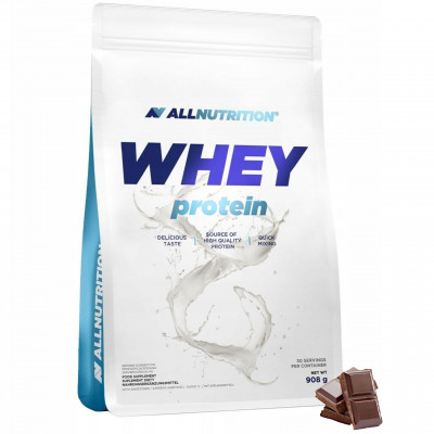 Сывороточный протеин AllNutrition Whey Protein, 908 г, Двойной шоколад
