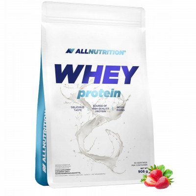 Сывороточный протеин AllNutrition Whey Protein, 908 г, Клубника