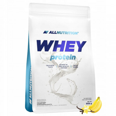 Сывороточный протеин AllNutrition Whey Protein, 908 г, Ваниль-банан