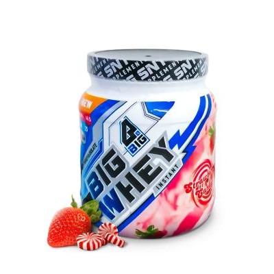 Сывороточный протеин Big Whey Strawberry Candy, 448 г, Клубничные конфеты