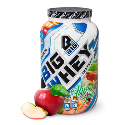 Сывороточный протеин Big Whey Apple Juice, 900 г, Яблочный сок
