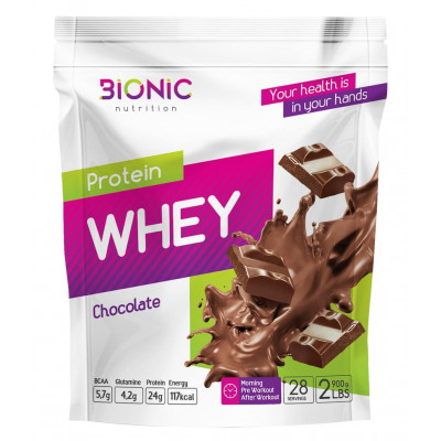 Сывороточный протеин Bionic Nutrition Protein Whey, 900 г, Шоколад