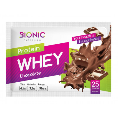 Сывороточный протеин Bionic Nutrition Protein Whey, 25 г, Шоколад