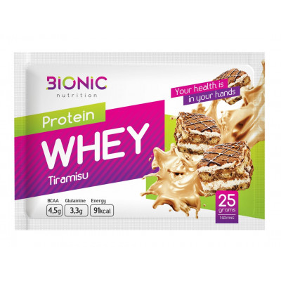 Сывороточный протеин Bionic Nutrition Protein Whey, 25 г, Тирамису