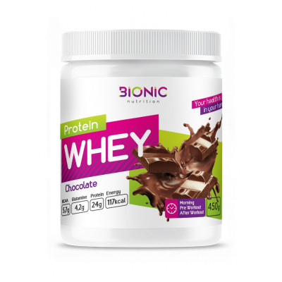 Сывороточный протеин Bionic Nutrition Protein Whey, 450 г, Шоколад
