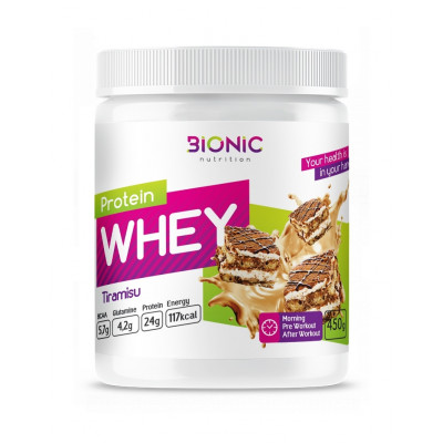 Сывороточный протеин Bionic Nutrition Protein Whey, 450 г, Тирамису