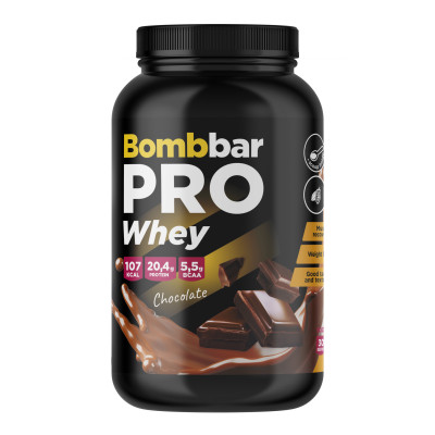 Сывороточный протеин Bombbar Pro Whey Protein, 900 г, Шоколад