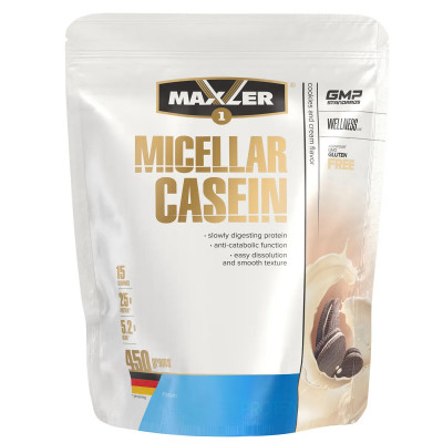 Мицеллярный казеиновый протеин Maxler Micellar Casein, 450 г, Печенье с кремом