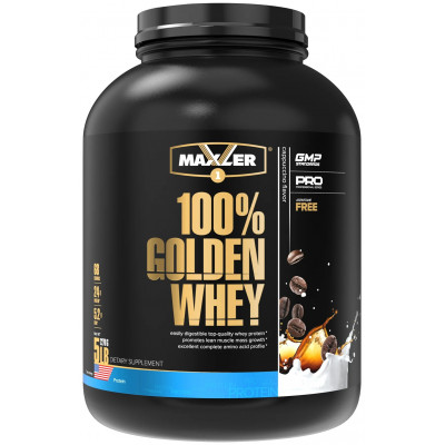 Сывороточный протеин Maxler 100% Golden Whey Pro 5 lb, 2270 г, Капучино