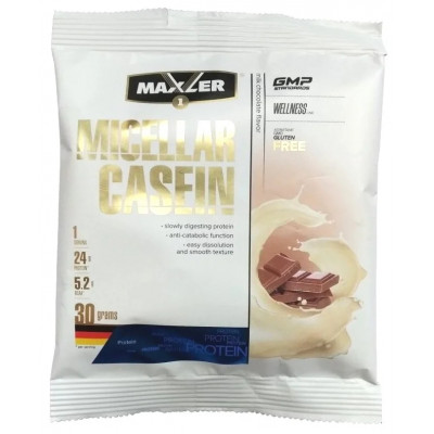 Мицеллярный казеин Maxler Micellar Casein, 1 порция, 30 г, Молочный шоколад