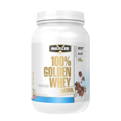 Натуральный сывороточный протеин Maxler 100% Golden Whey Natural 2 lb, 907 г, Шоколад