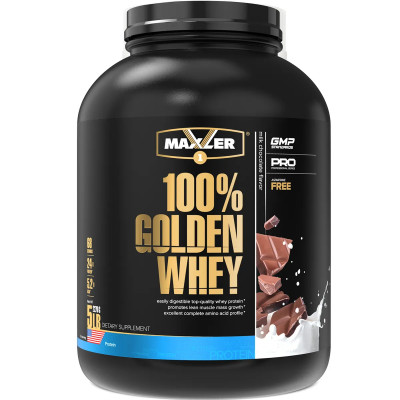 Сывороточный протеин Maxler 100% Golden Whey Pro 5 lb, 2270 г, Молочный шоколад