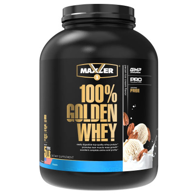 Сывороточный протеин Maxler 100% Golden Whey Pro 5 lb, 2270 г, Мороженое с пеканским орехом