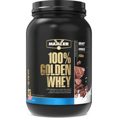 Сывороточный протеин Maxler 100% Golden Whey Pro 2 lb, 907 г, Молочный шоколад