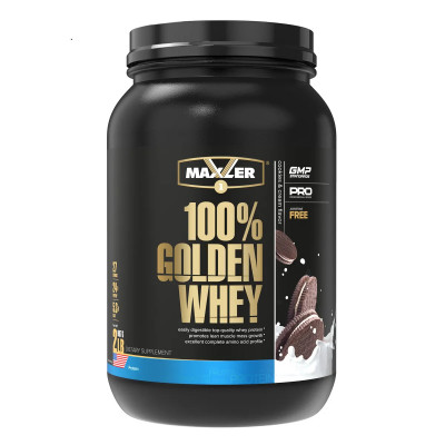 Сывороточный протеин Maxler 100% Golden Whey Pro 2 lb, 907 г, Печенье с кремом