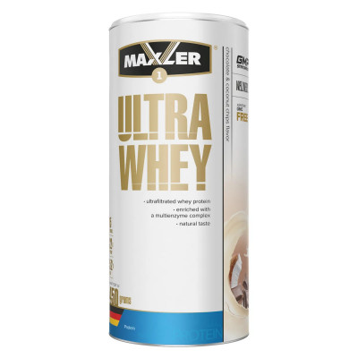 Сывороточный протеин Maxler Ultra Whey, 450 г, Шоколад с кокосовой стружкой