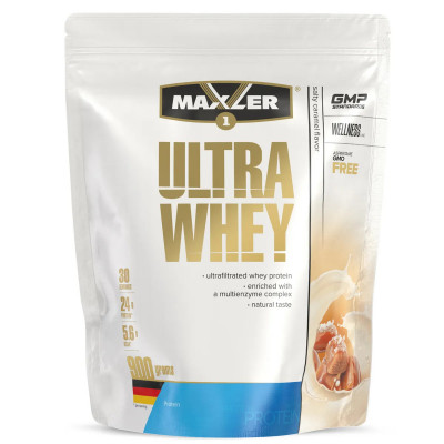 Сывороточный протеин Maxler Ultra Whey, 900 г, Соленая карамель