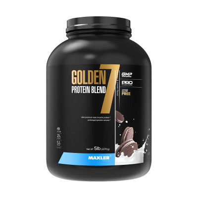 Сывороточный протеин Maxler Golden 7 Protein Blend, 2270 г, Печенье-крем