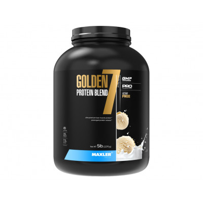 Сывороточный протеин Maxler Golden 7 Protein Blend, 2270 г, Ваниль