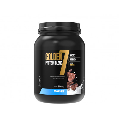 Сывороточный протеин Maxler Golden 7 Protein Blend, 907 г, Молочный шоколад