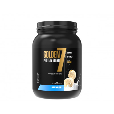Сывороточный протеин Maxler Golden 7 Protein Blend, 907 г, Ваниль
