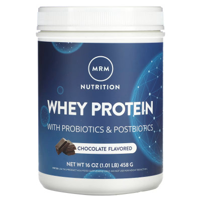 Сывороточный протеин MRM Nutrition Whey Protein, 455 г, Шоколад