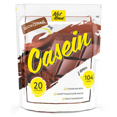 Казеин NotBad Casein, 600 г, Шоколад