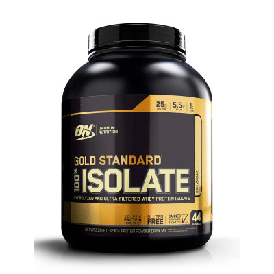 Изолят сывороточного протеина Optimum Nutrition 100% Isolate Gold Standard, 1320 г, Ваниль