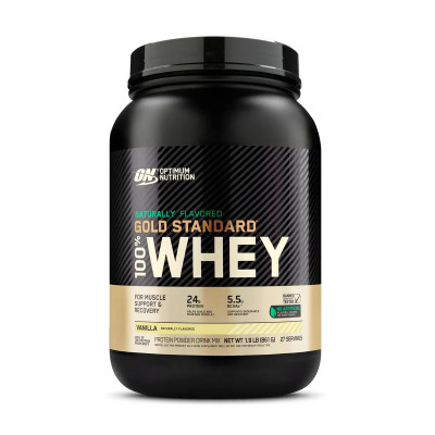 Сывороточный протеин Optimum Nutrition 100% Naturally Flavored Whey Gold Standard, 861 г, Ваниль
