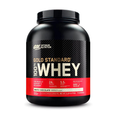 Сывороточный протеин Optimum Nutrition Gold Standard 100% Whey, 2270 г, Белый шоколад