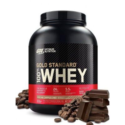 Сывороточный протеин Optimum Nutrition Gold Standard 100% Whey, 2270 г, Мокко-капучино