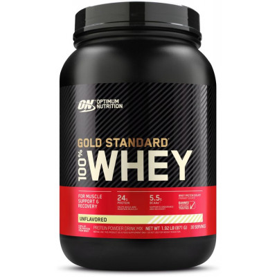 Сывороточный протеин Optimum Nutrition Gold Standard 100% Whey, 871 г, Без вкуса