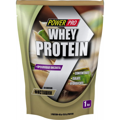 Сывороточный протеин Power Pro Whey Protein, 1000 г, Фисташка